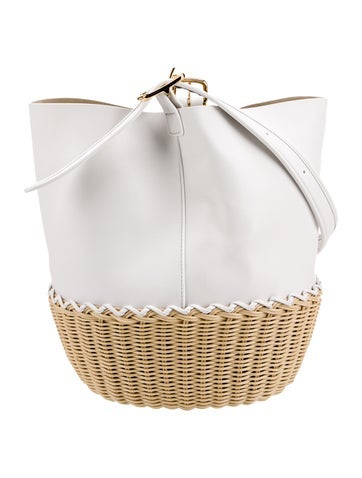 Loro Piana Bucket Bags Leather Cedar