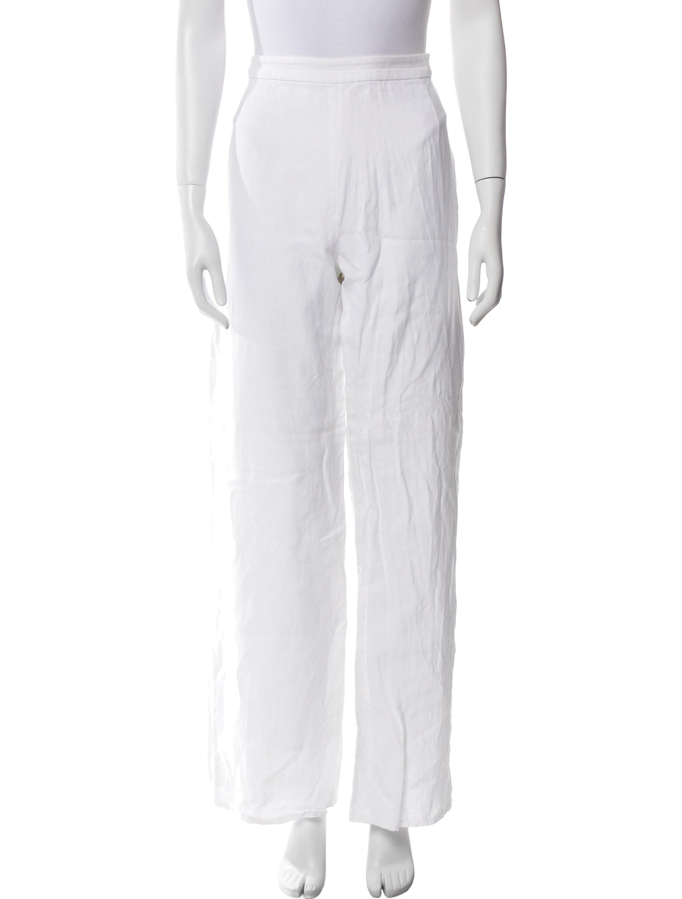 Loro Piana Linen Wide Leg Pants