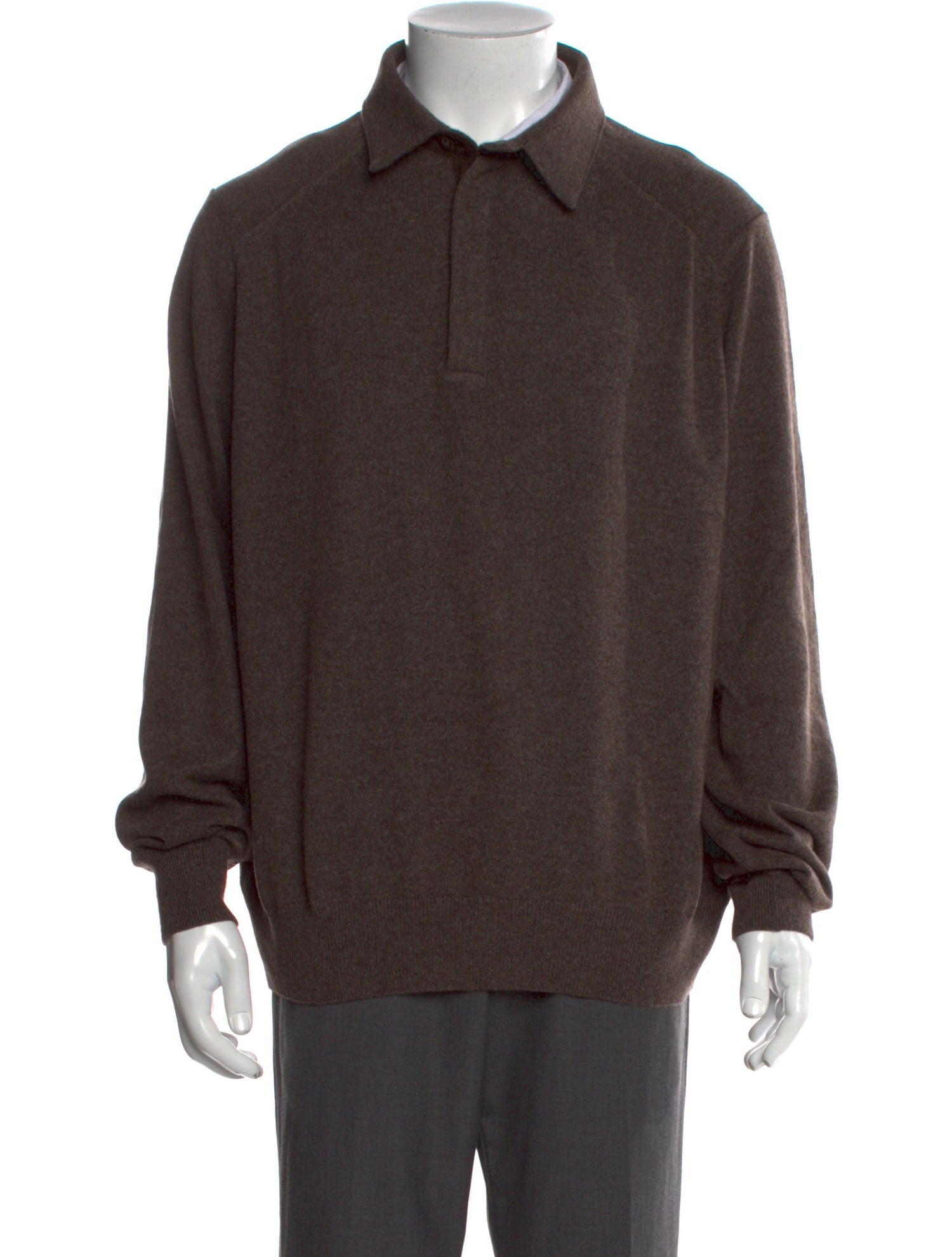Loro Piana Roadster Pull Cashmere Polo Sweater