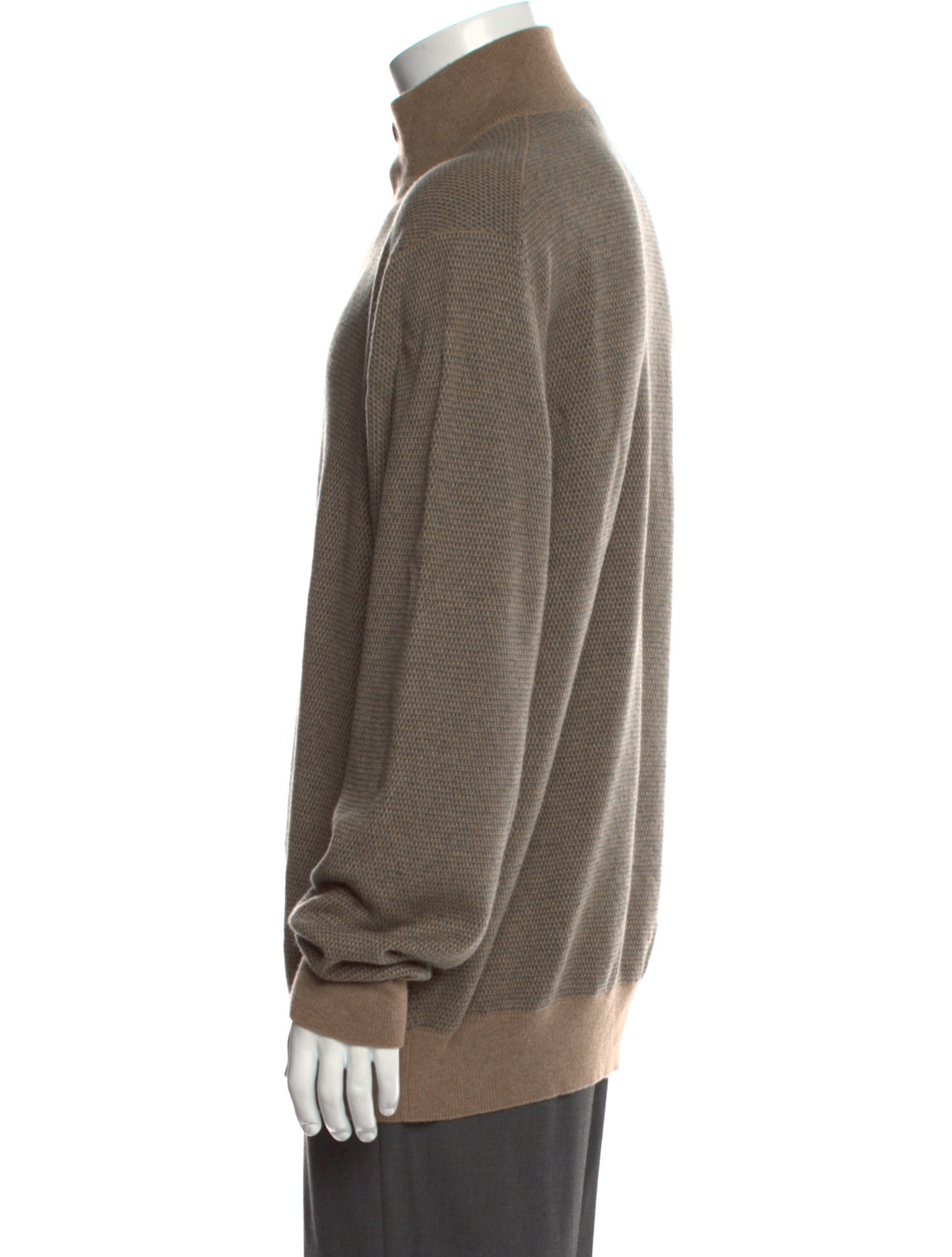 Loro Piana Cashmere Mock Neck Pullover