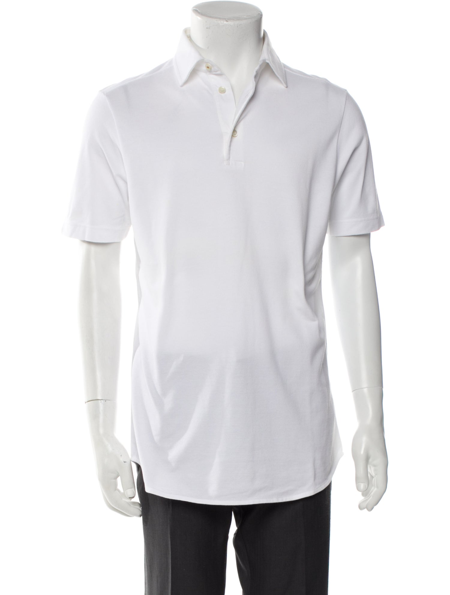 Loro Piana Collar Short Sleeve Polo Shirt