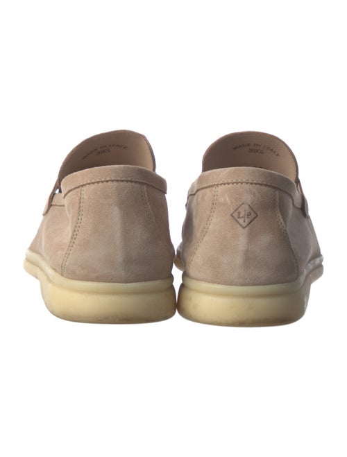 Loro Piana Summer Walk Charms Suede Loafers