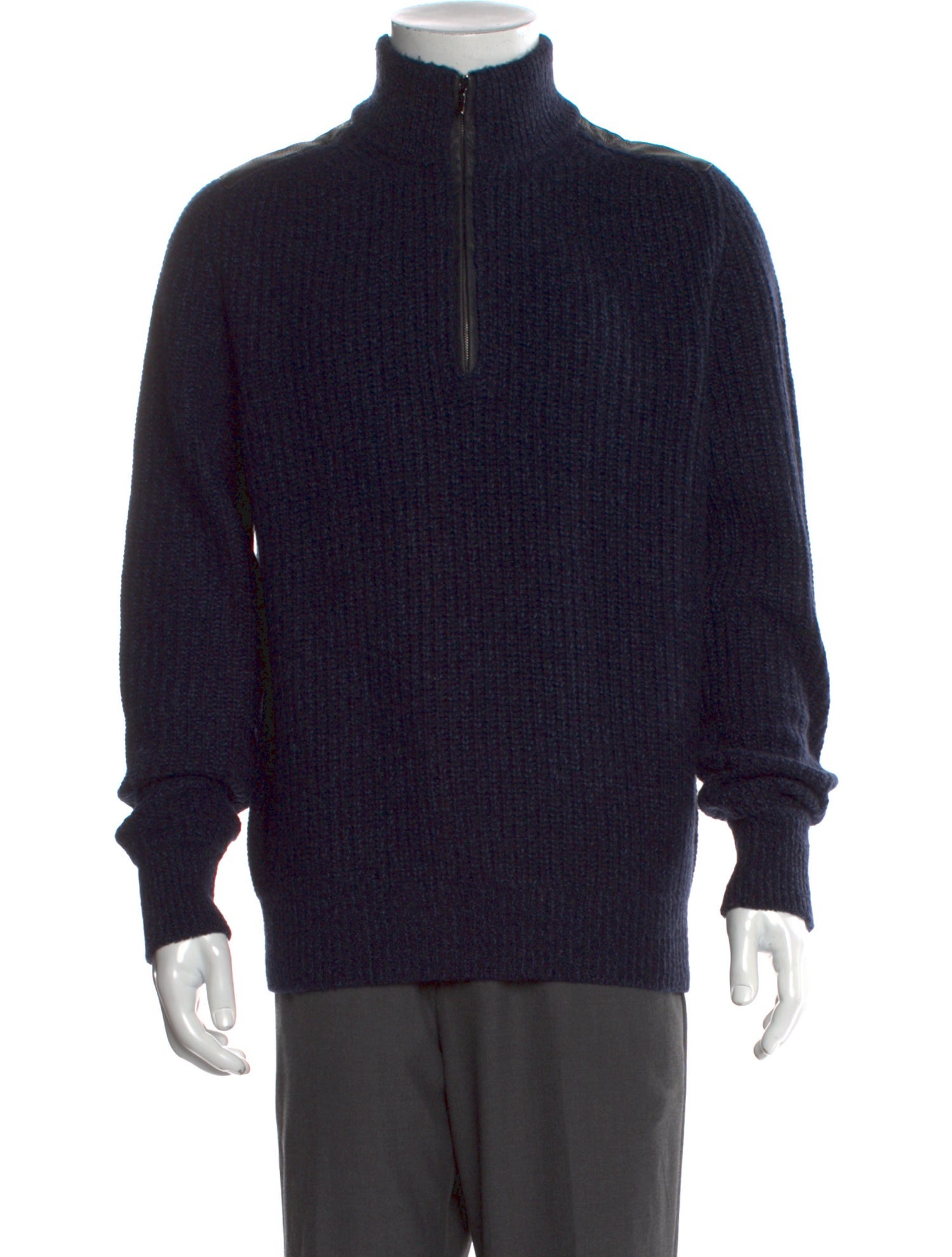 Loro Piana Baby Cashmere Mock Neck Pullover