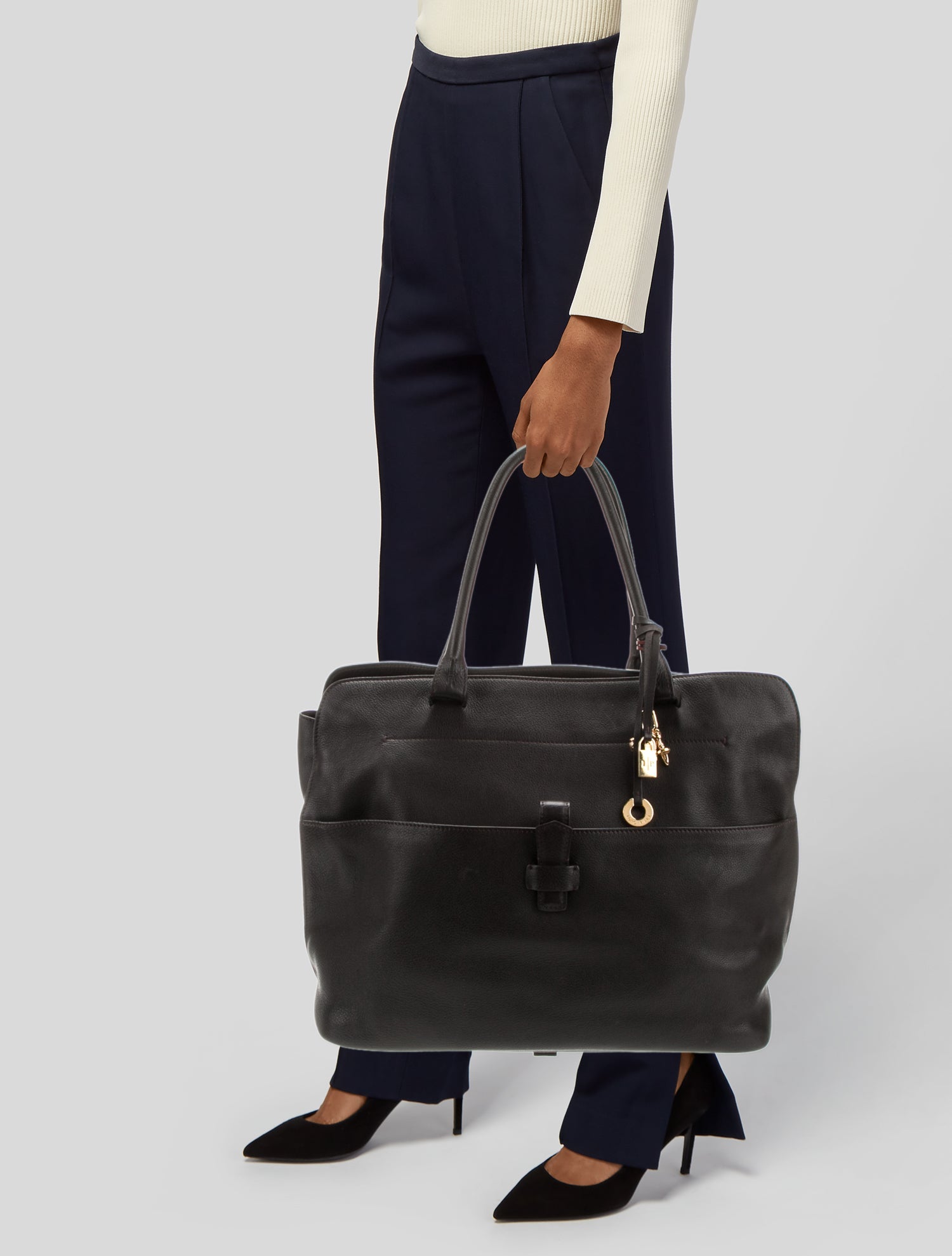 Loro Piana Leather Briefcase