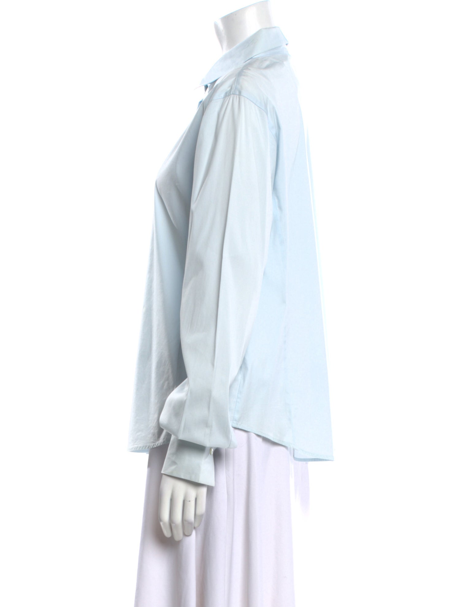 Loro Piana Long Sleeve Button-Up Top