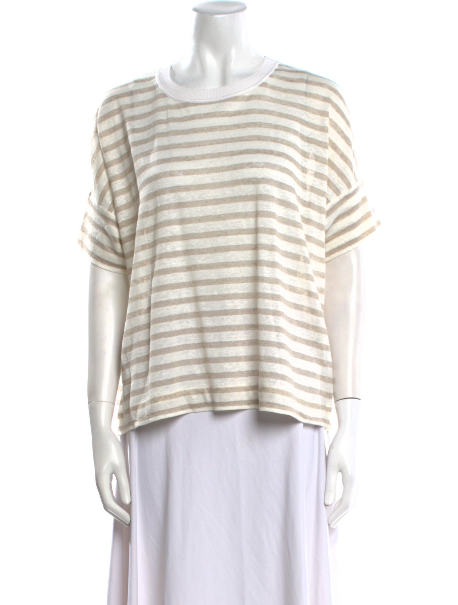Loro Piana Silk Striped T-Shirt
