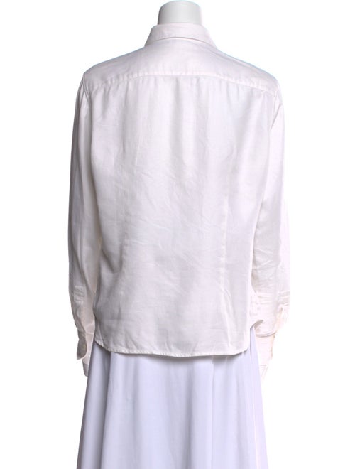Loro Piana Long Sleeve Button-Up Top