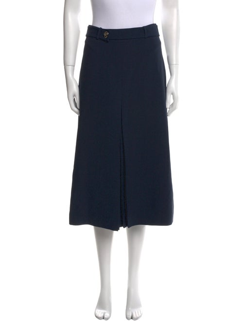 Loro Piana Silk Midi Length Skirt