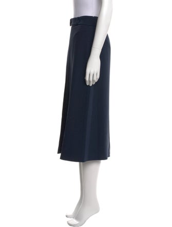 Loro Piana Silk Midi Length Skirt