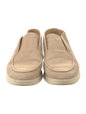 Loro Piana Open Walk Suede Loafers
