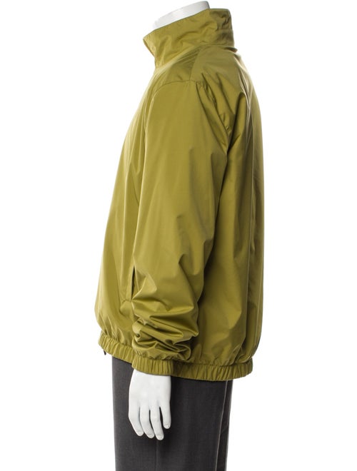 Loro Piana Windmate Green Storm System Reversible Nylon Windbreaker