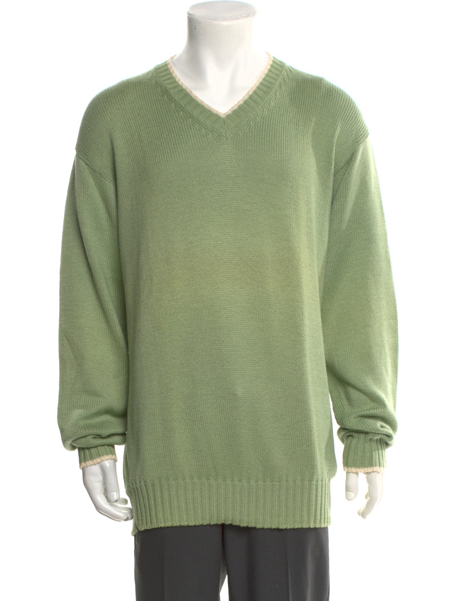 Loro Piana V-Neck Long Sleeve Pullover