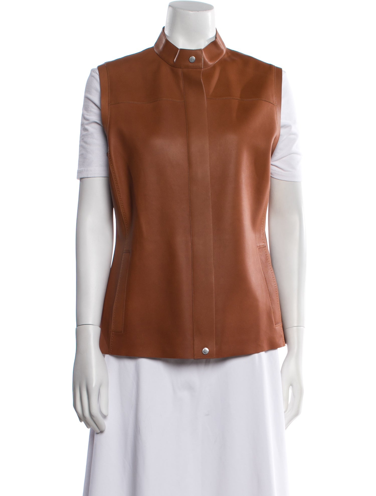 Loro Piana Leather Vest w/ Tags