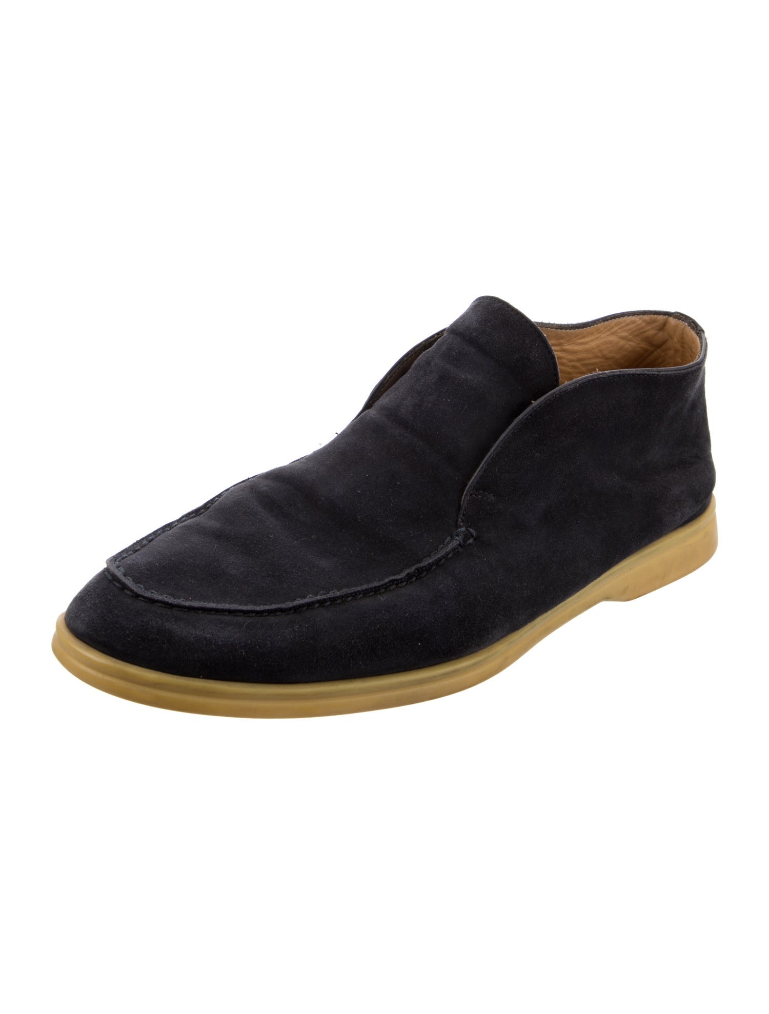Loro Piana Open Walk Suede Loafers