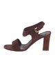 Loro Piana Suede Slingback Sandals