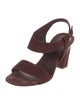 Loro Piana Suede Slingback Sandals