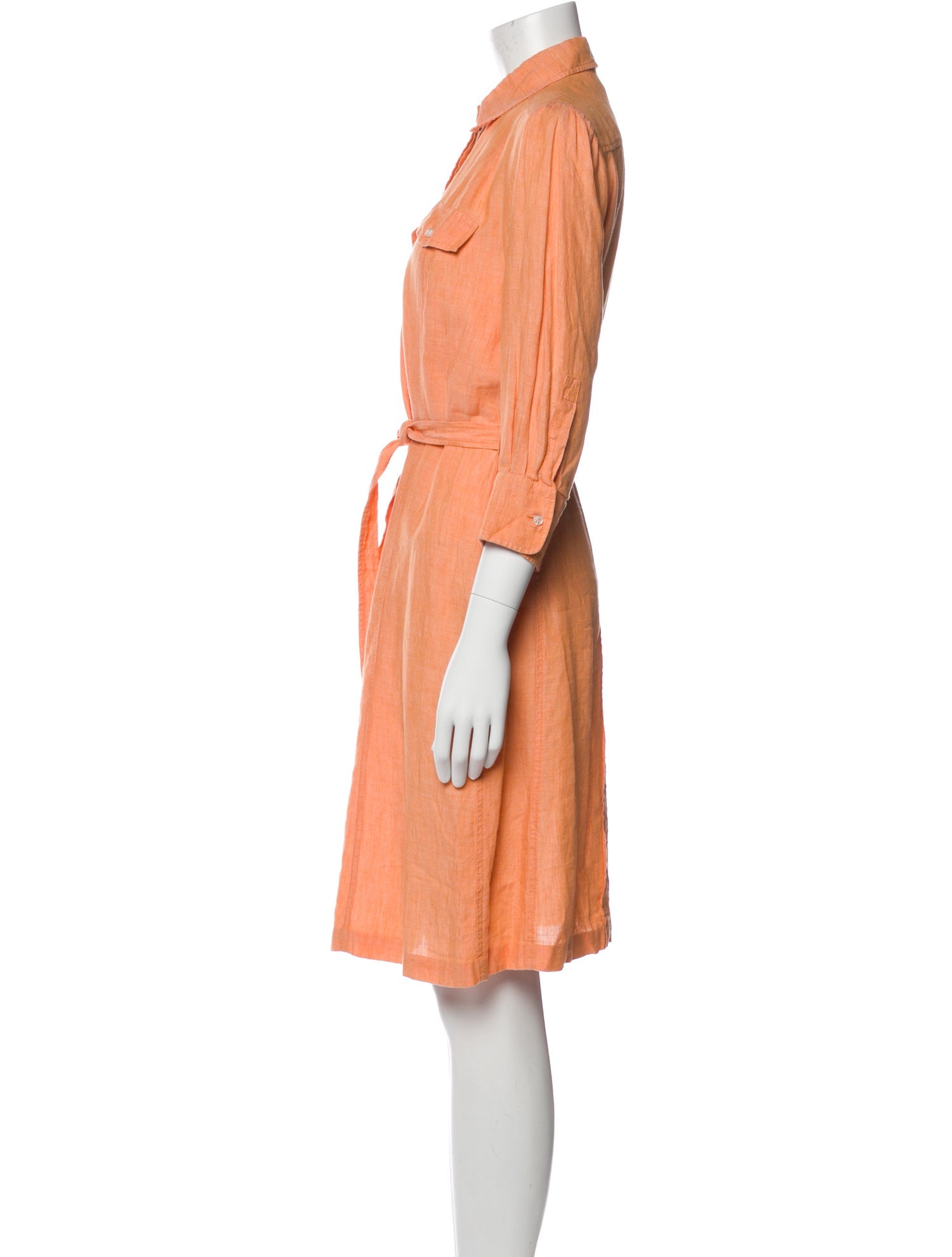 Loro Piana Linen Knee-Length Dress