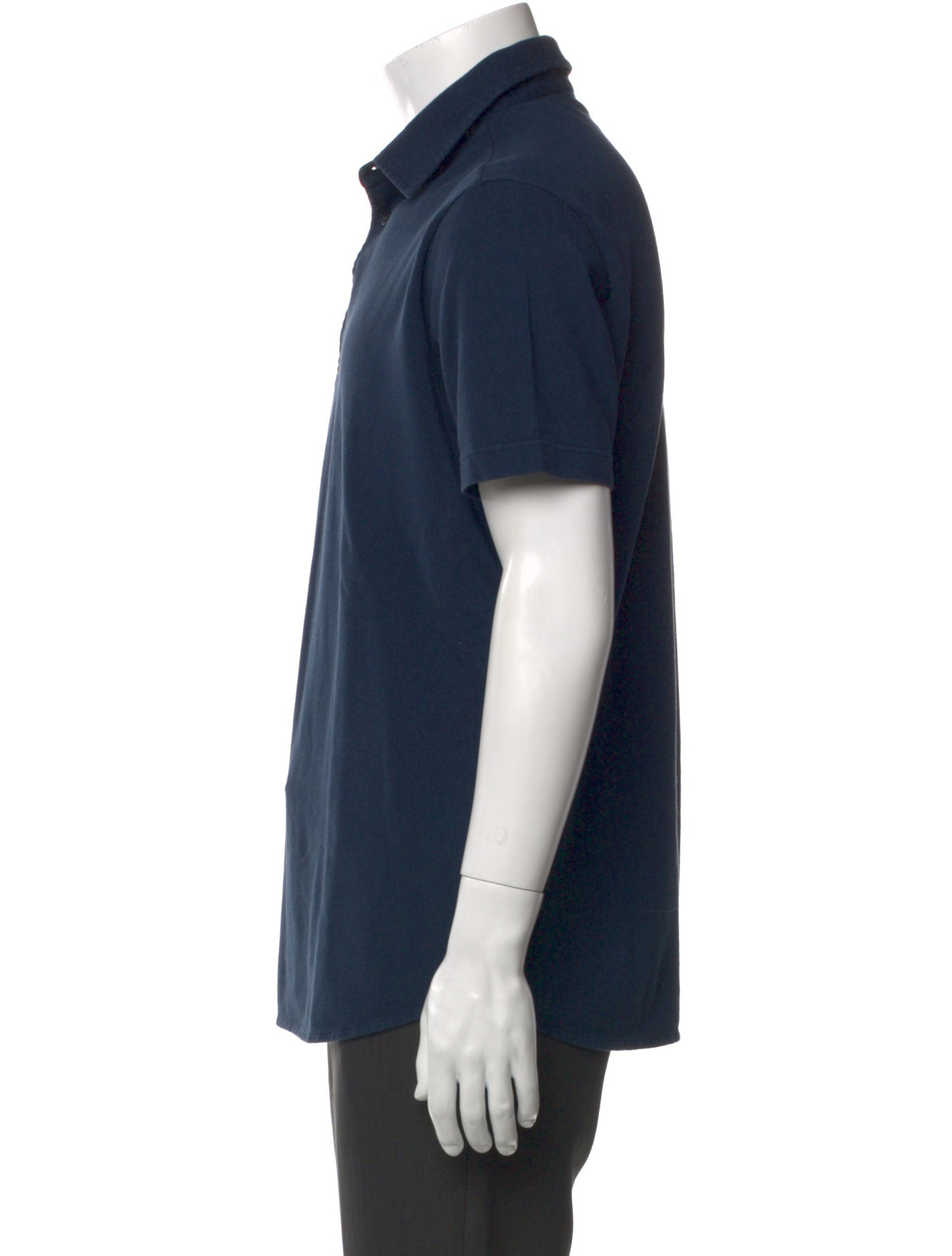Loro Piana Crew Neck Short Sleeve Polo Shirt
