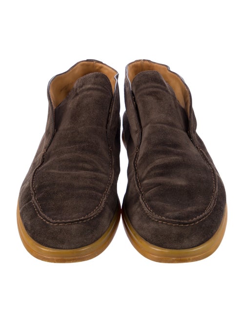 Loro Piana Open Walk Suede Loafers