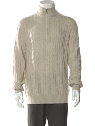Loro Piana Treccia Baby Cashmere Pullover