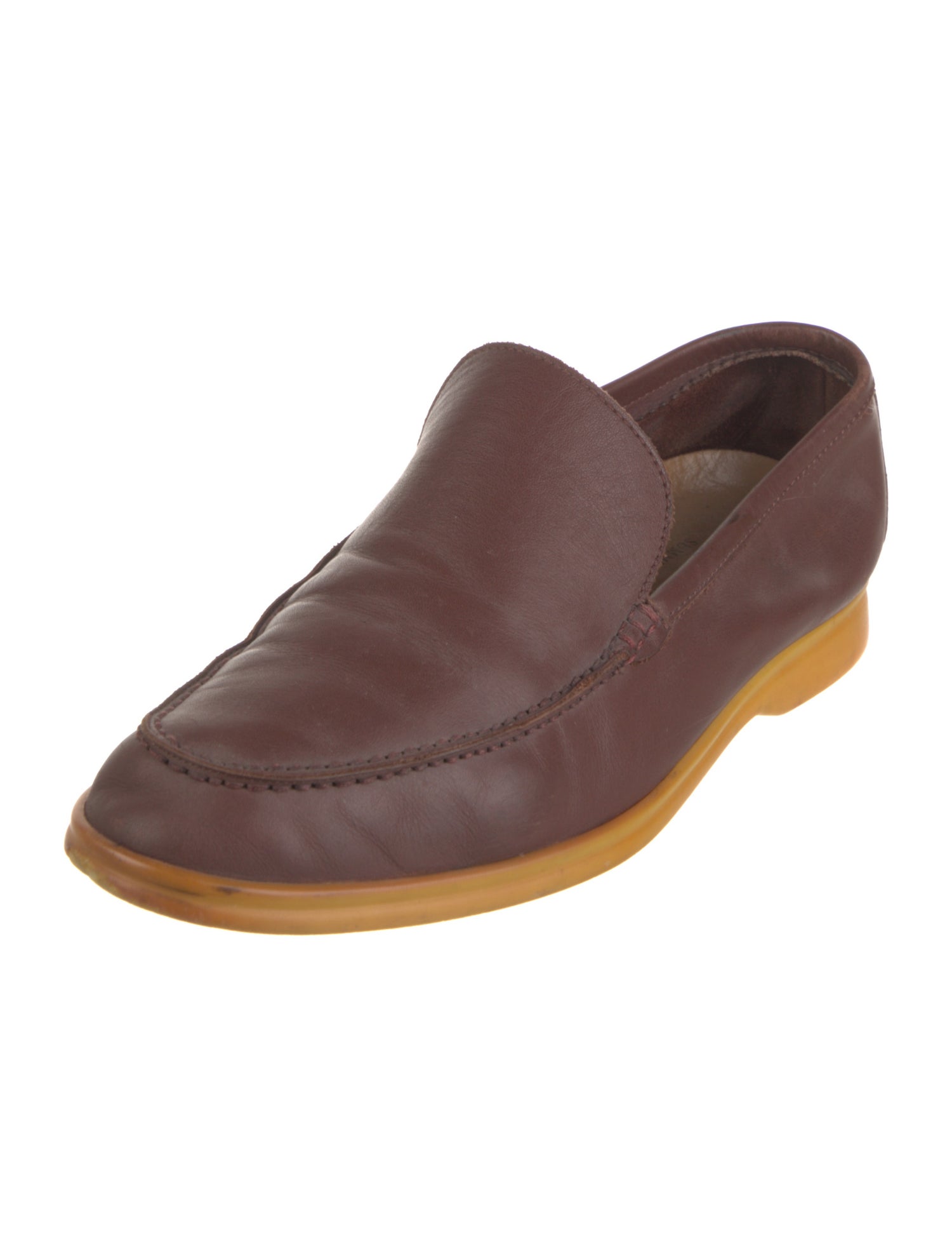 Loro Piana Summer Walk Leather Loafers