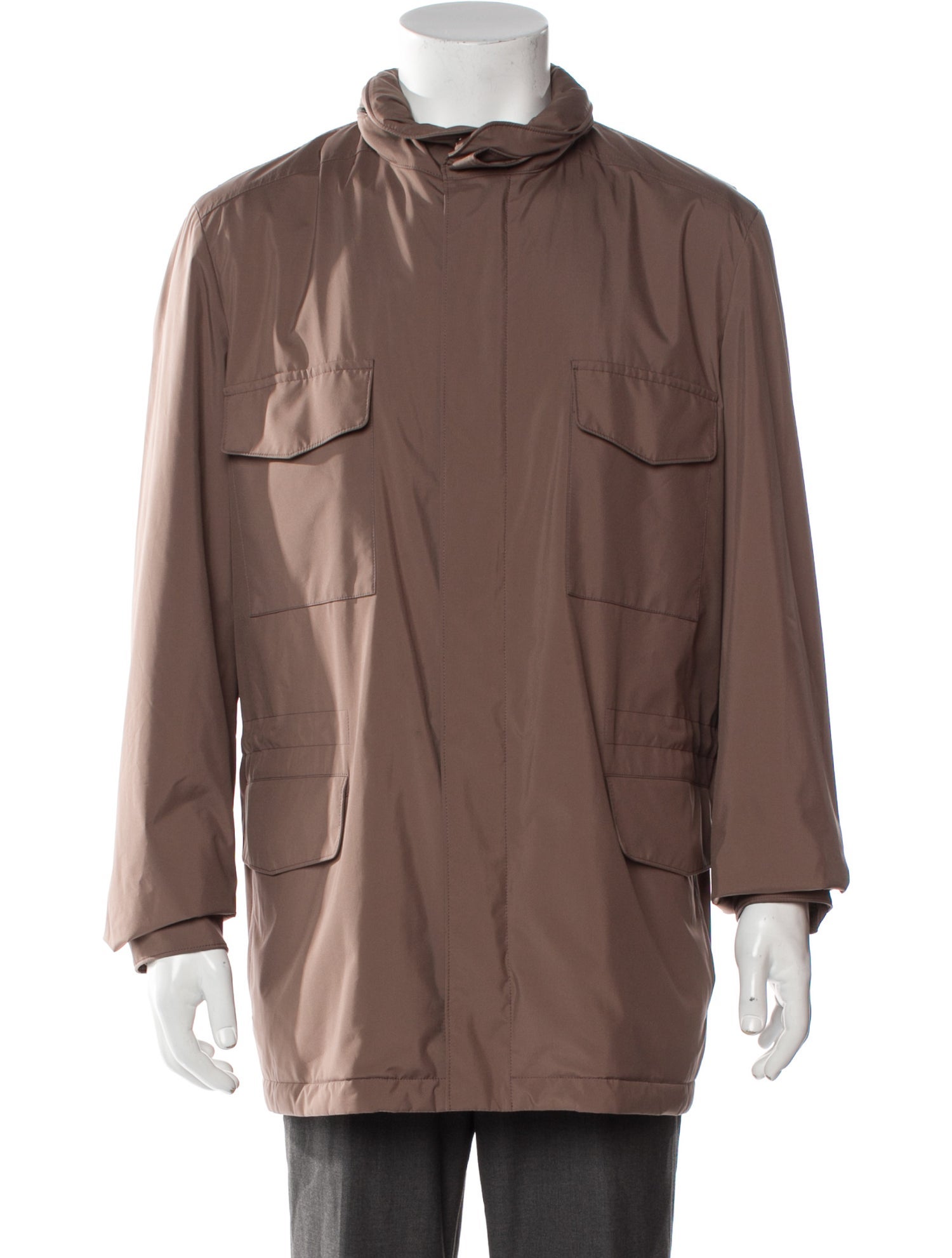 Loro Piana Windmate Green Storm System Traveller Field Utility Jacket