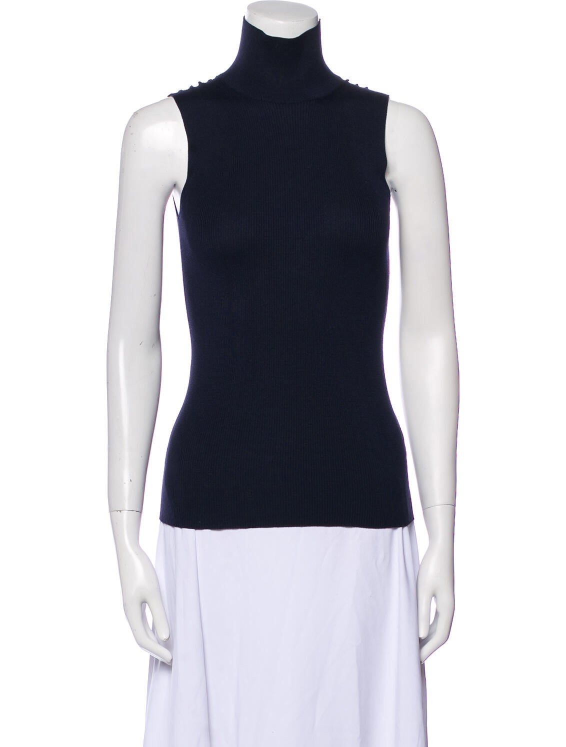 Loro Piana Turtleneck Sleeveless Top