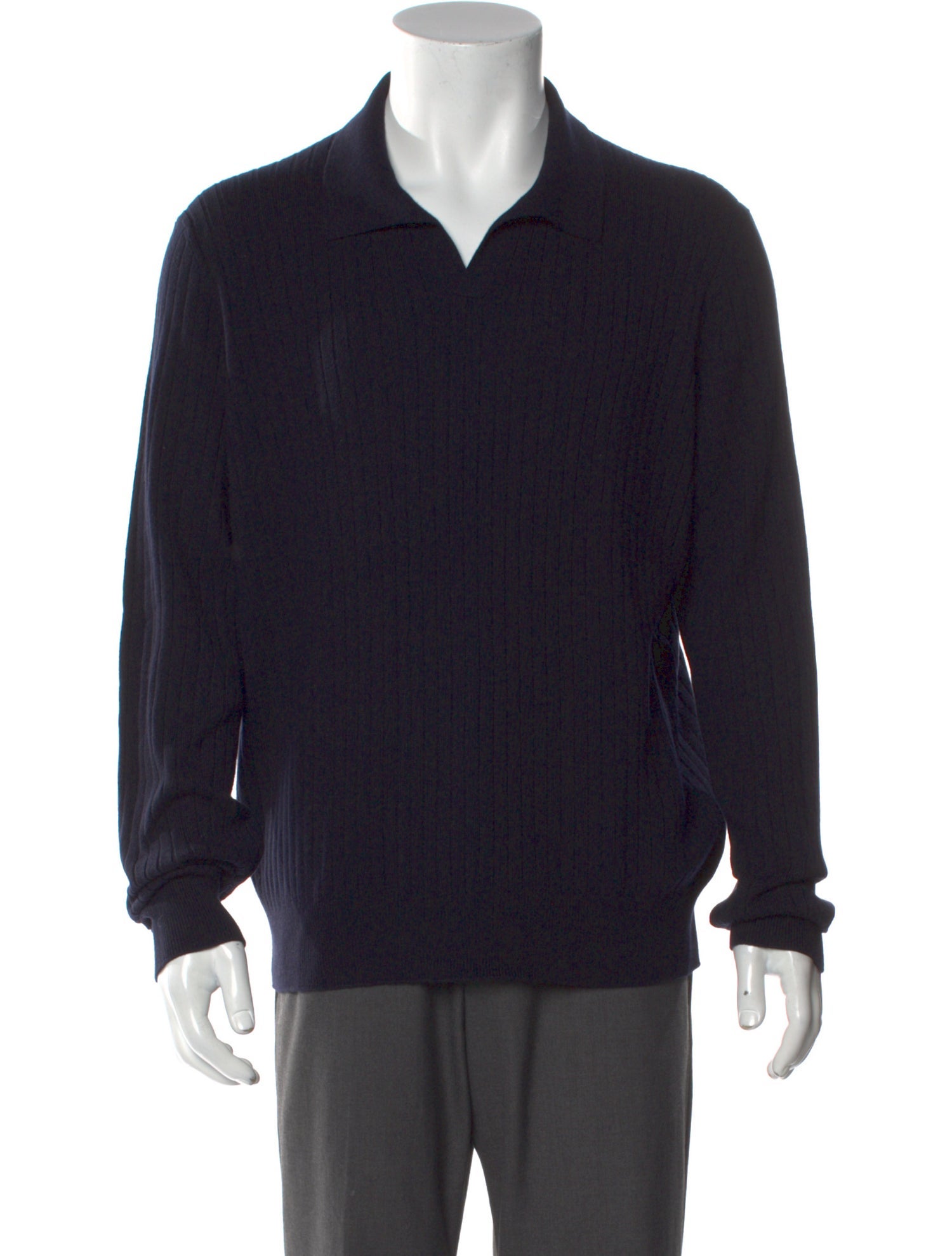Loro Piana Lexington Baby Cashmere Polo Sweater
