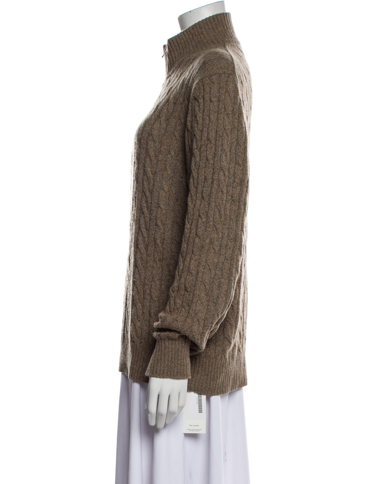 Loro Piana Baby Cashmere Mock Neck Sweater