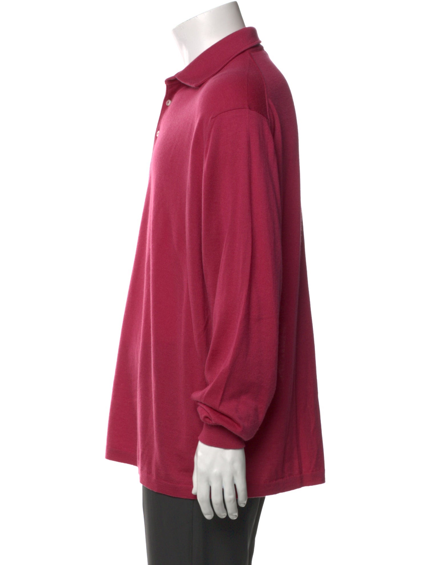 Loro Piana Cashmere Crew Neck Polo Sweater