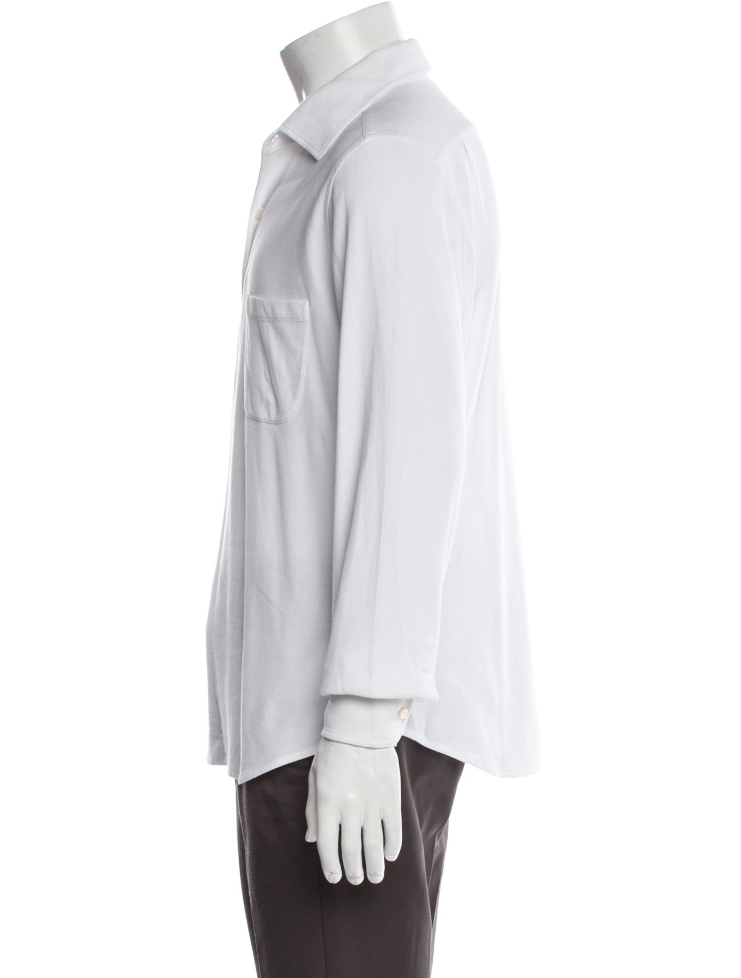 Loro Piana Collar Long Sleeve Polo Shirt