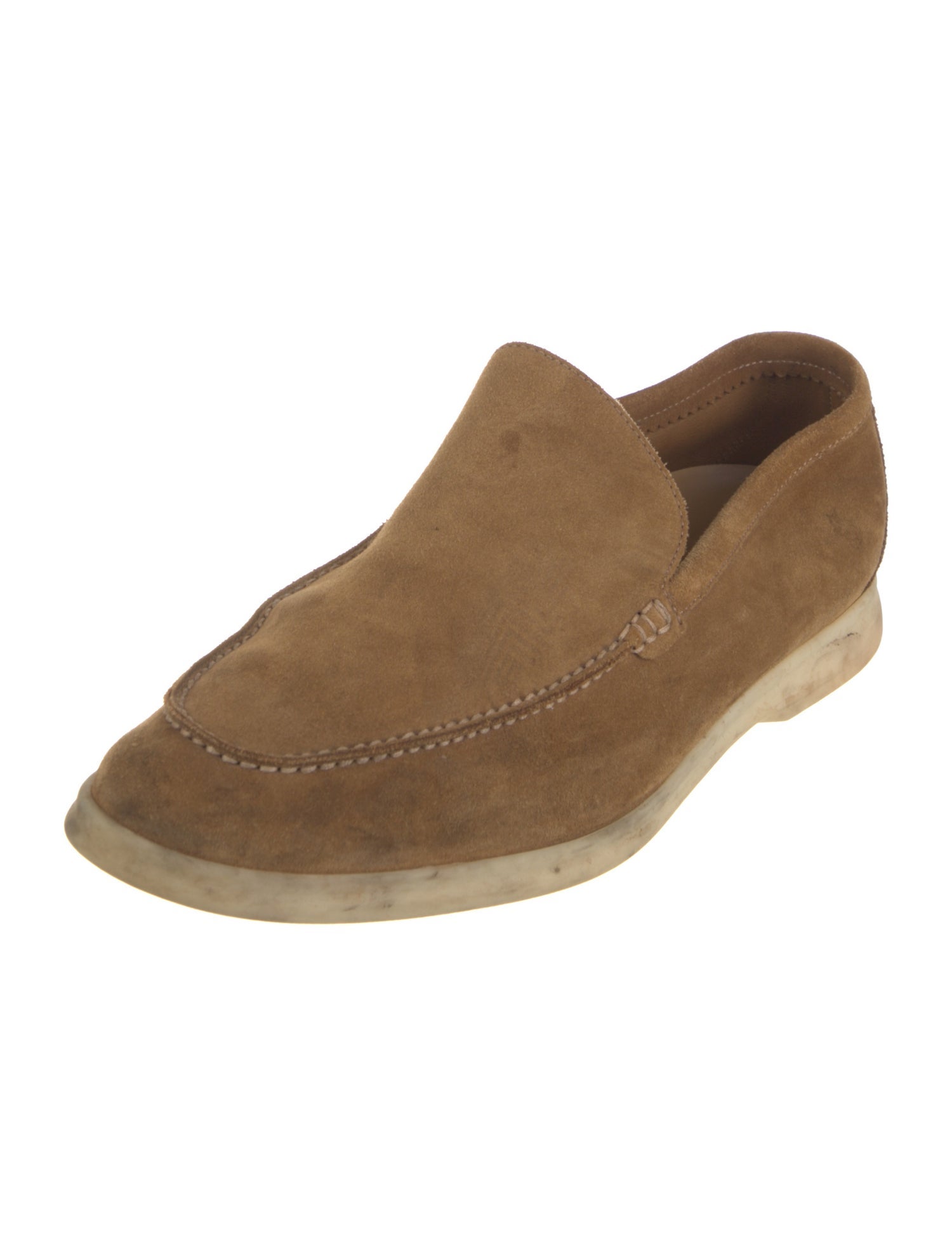 Loro Piana Summer Walk Suede Loafers