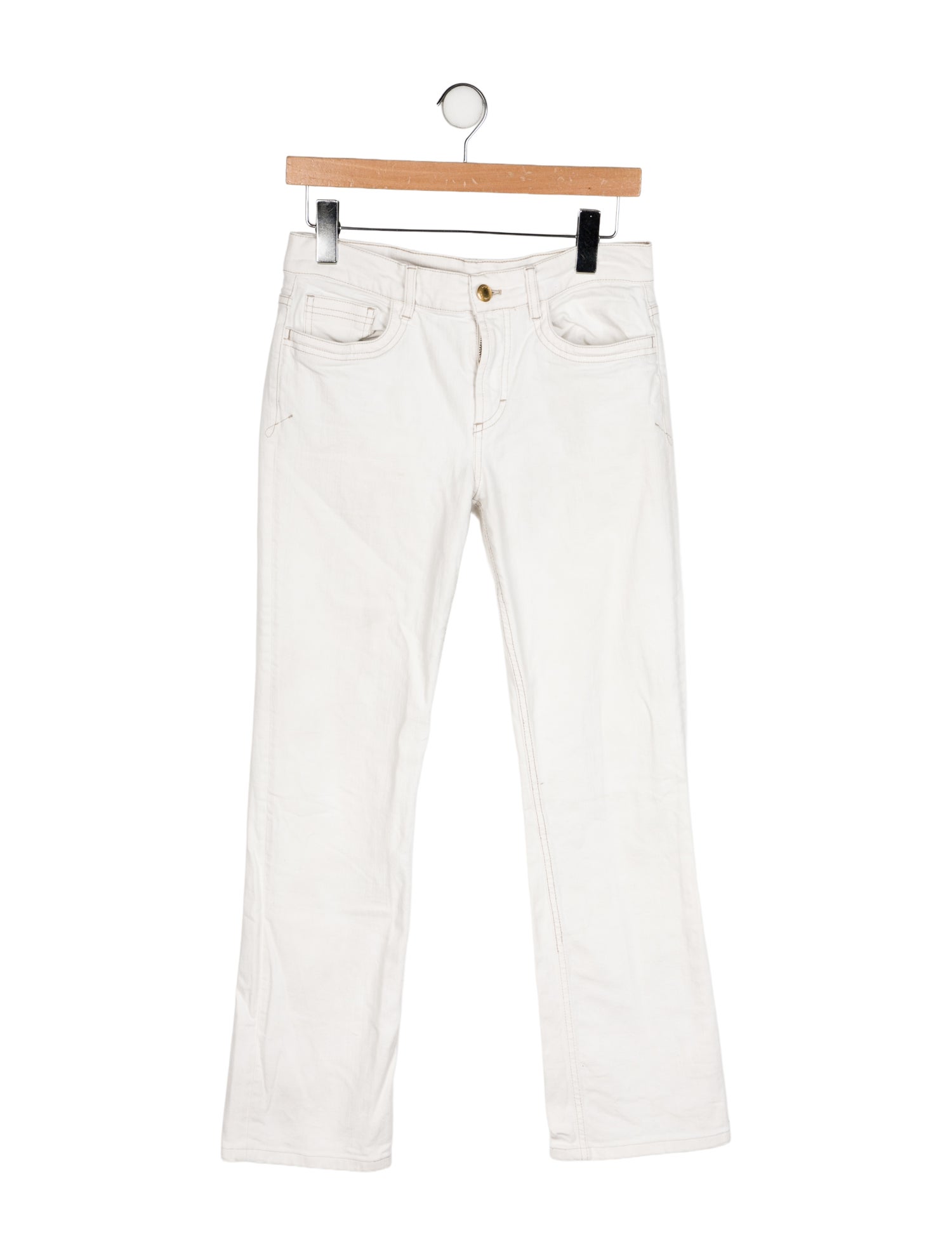 Loro Piana Mid-Rise Straight Leg Jeans