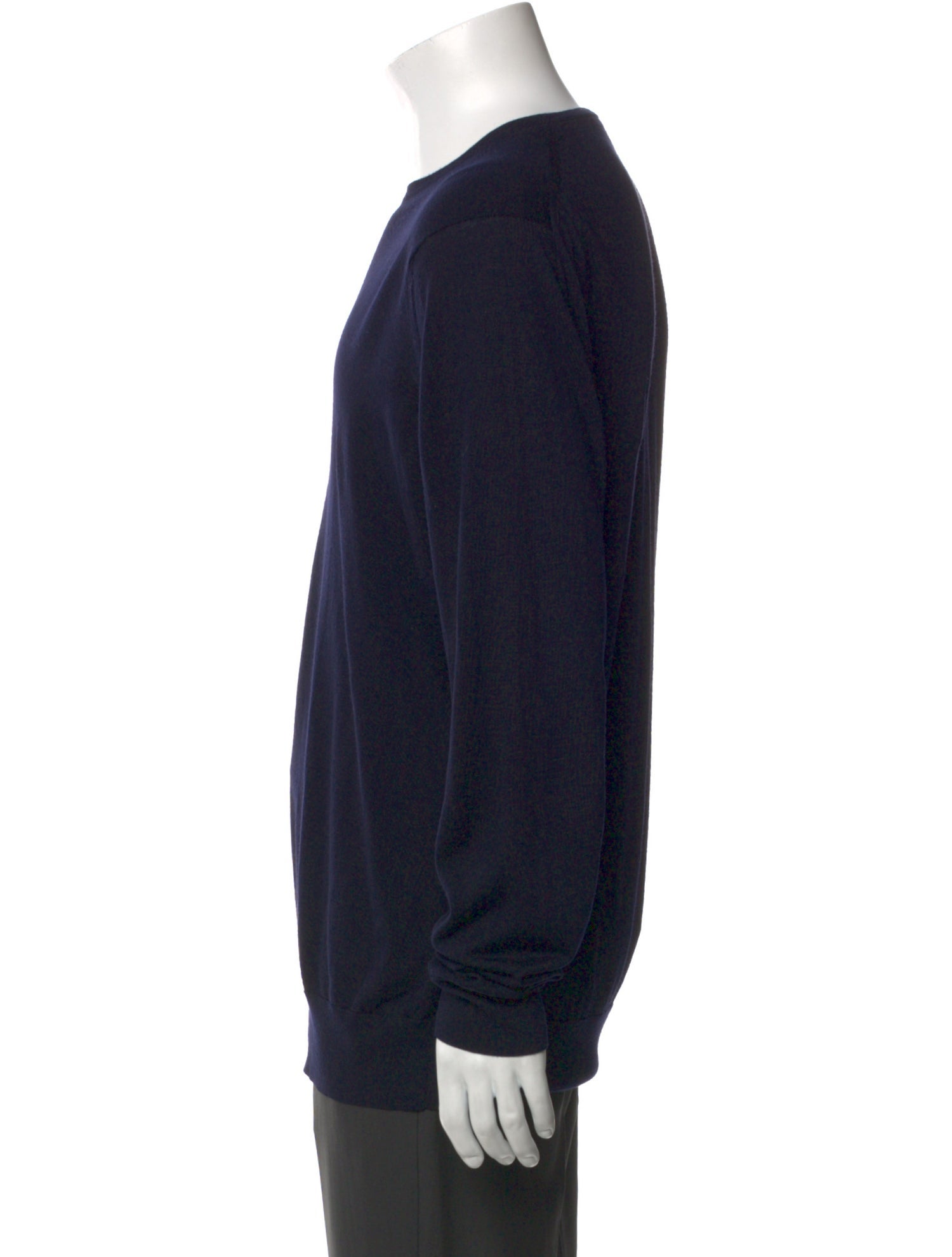 Loro Piana Virgin Wool Crew Neck Pullover