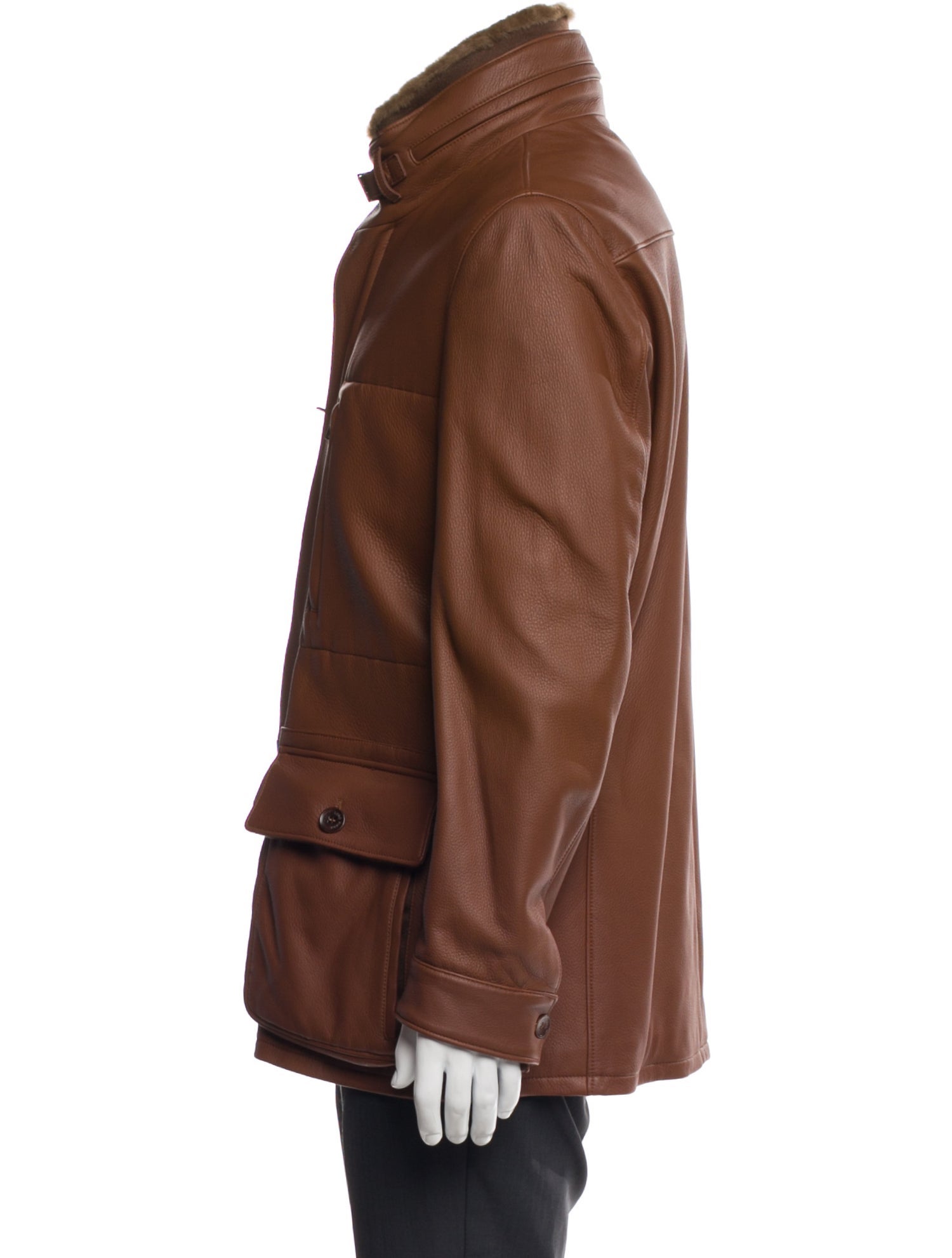 Loro Piana Moose Leather Utility Jacket