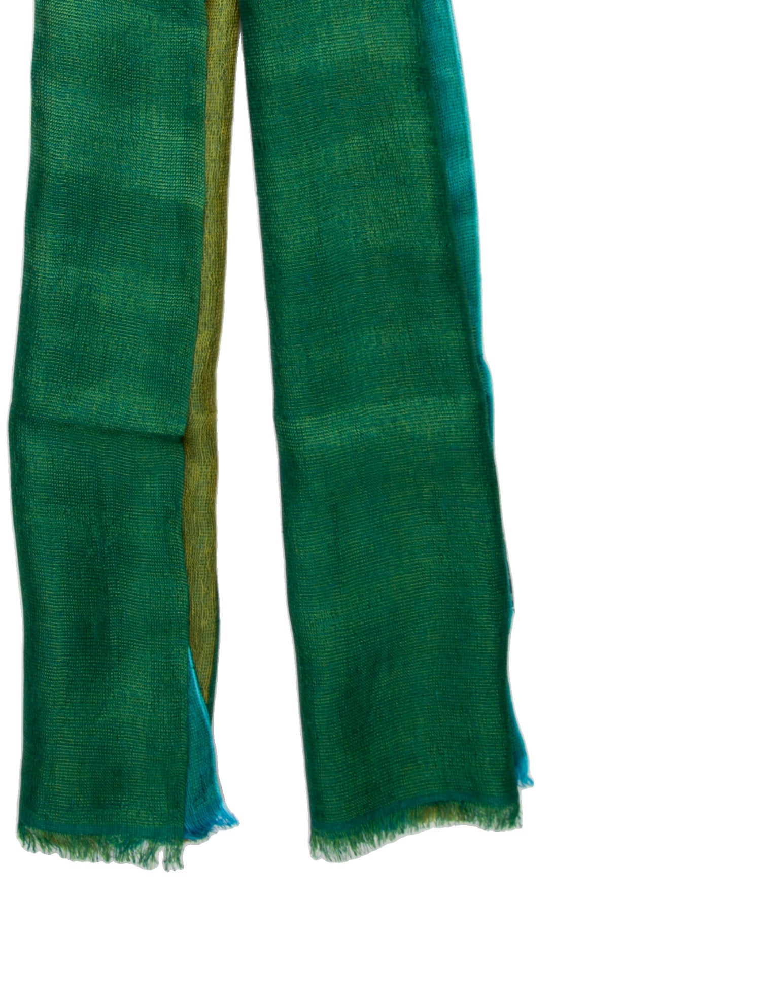 Loro Piana Silk Colorblock Pattern Scarf