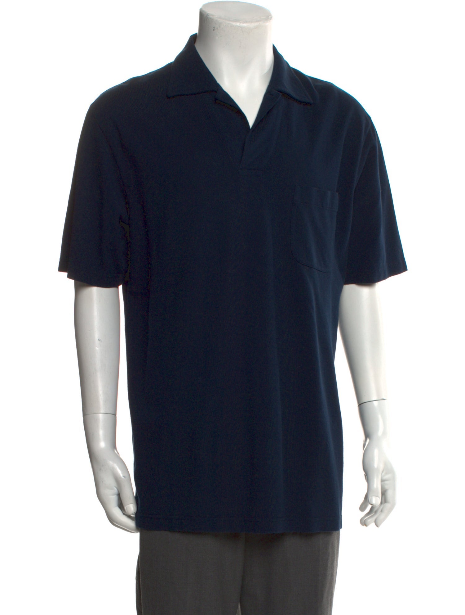 Loro Piana Collar Short Sleeve Polo Shirt