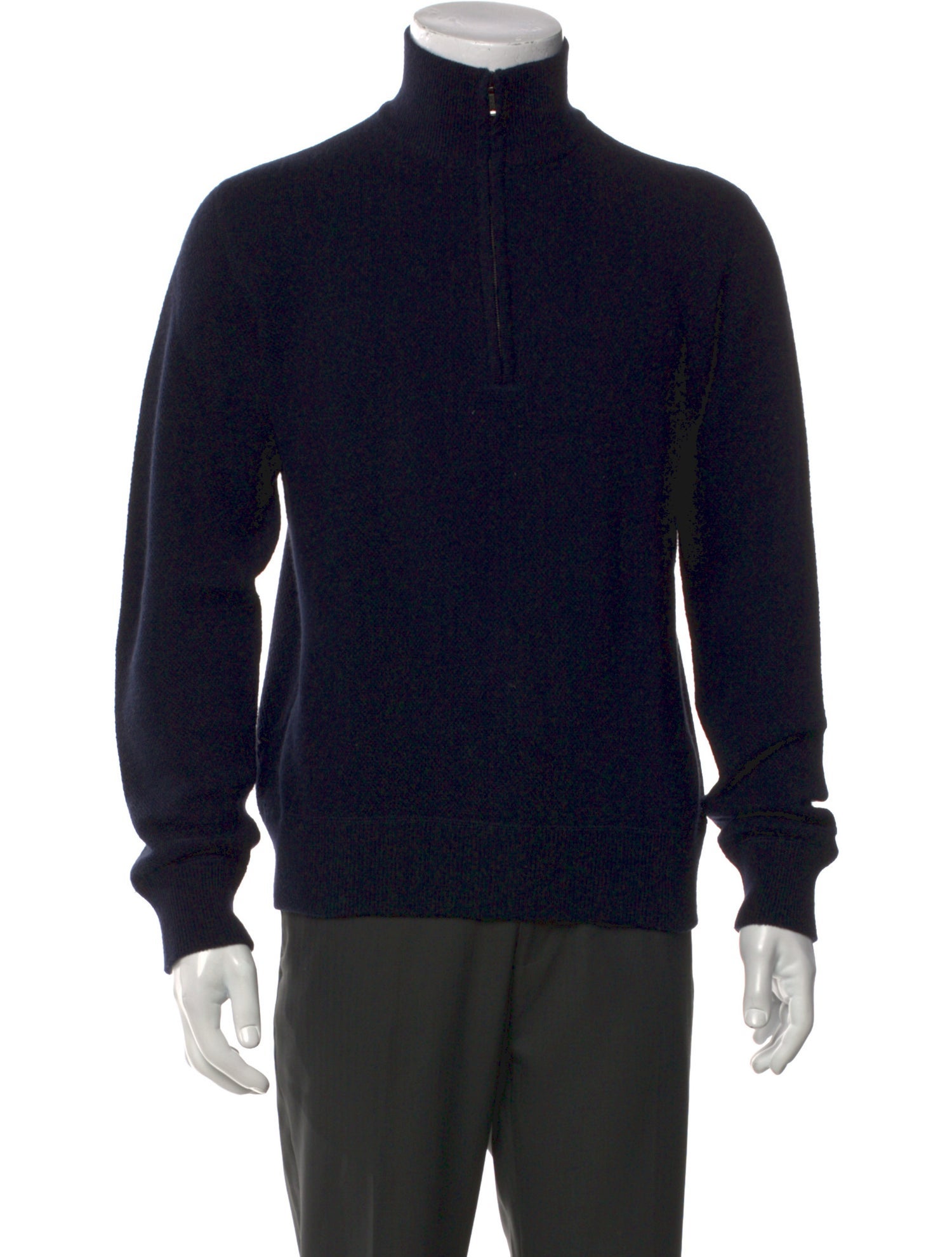 Loro Piana Cashmere Turtleneck Polo Sweater