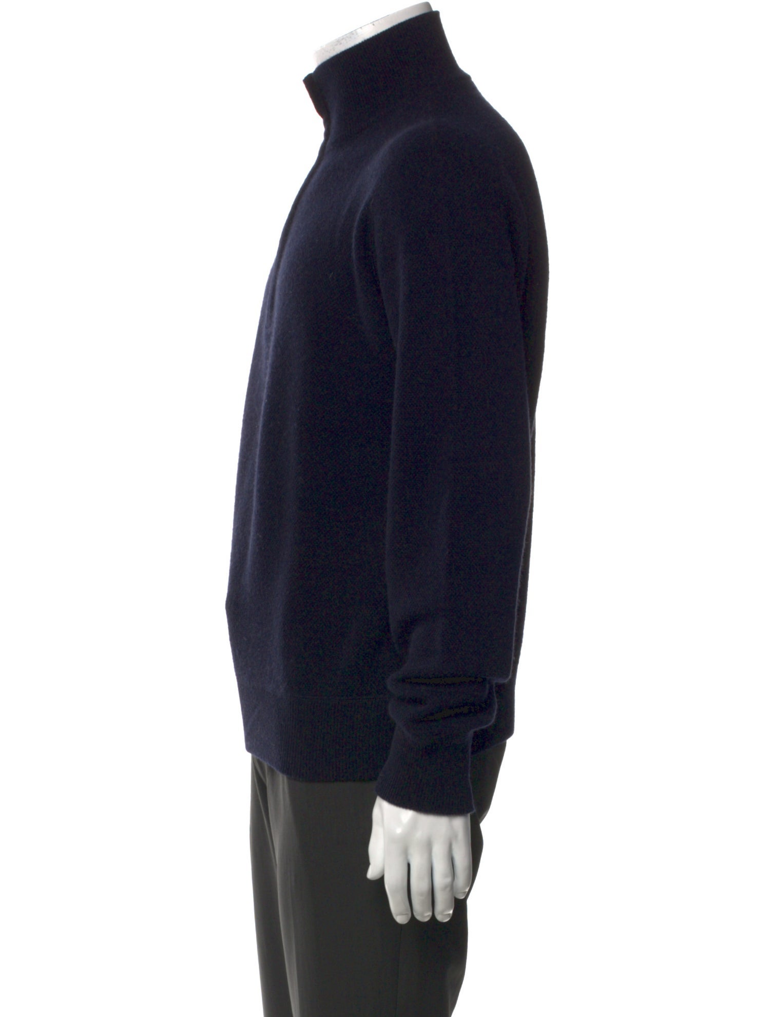 Loro Piana Cashmere Turtleneck Polo Sweater