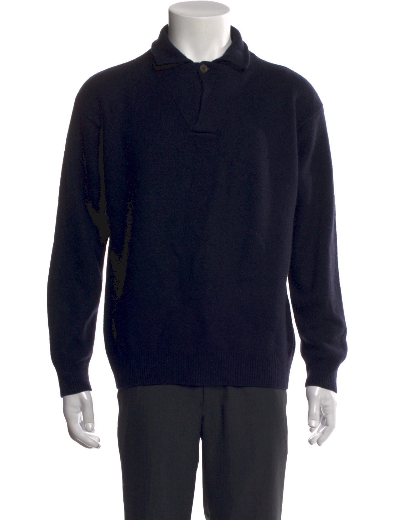 Loro Piana Cashmere Collar Polo Sweater
