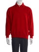 Loro Piana Cashmere Mock Neck Polo Sweater