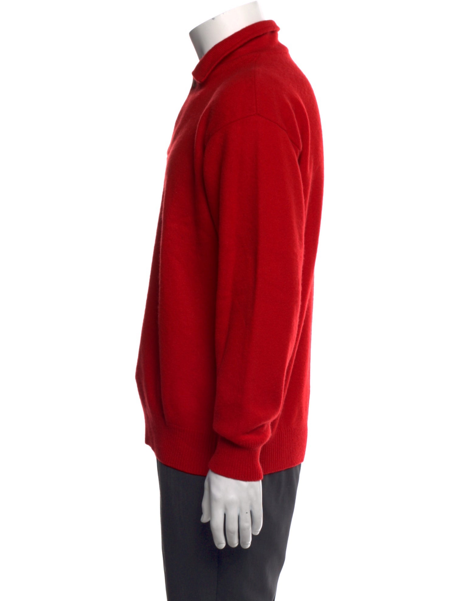 Loro Piana Cashmere Mock Neck Polo Sweater