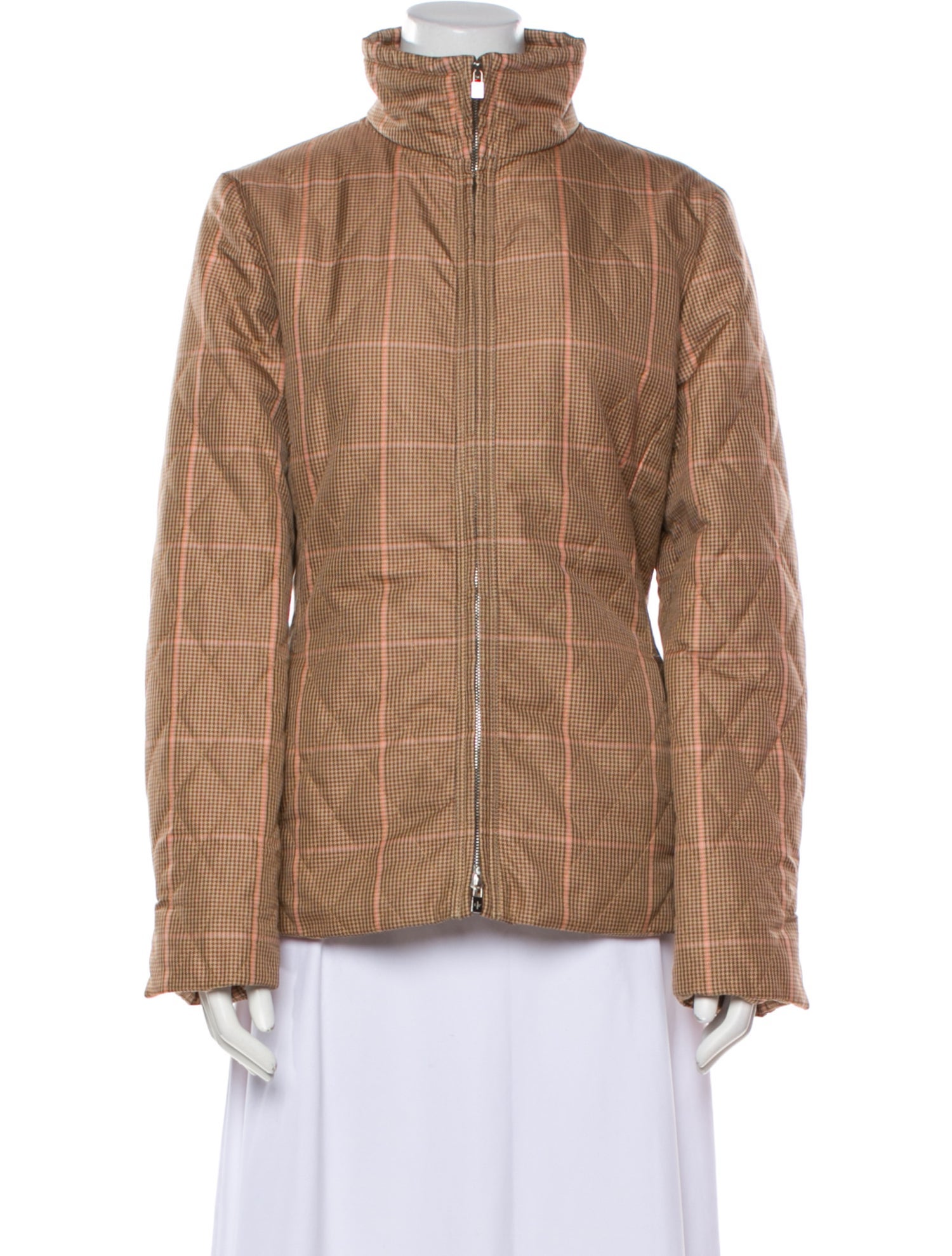 Loro Piana Storm System Plaid Print Coat