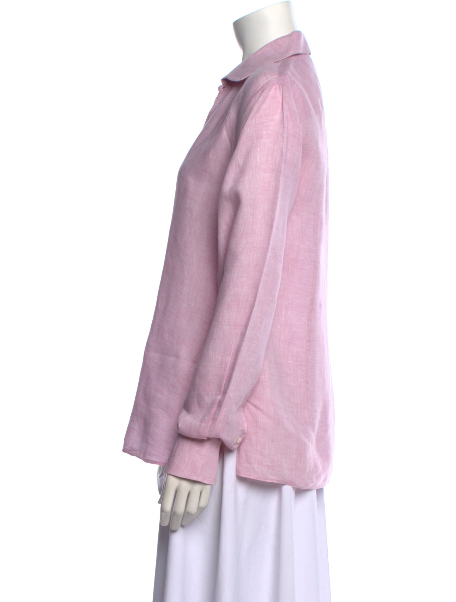 Loro Piana Linen V-Neck Blouse