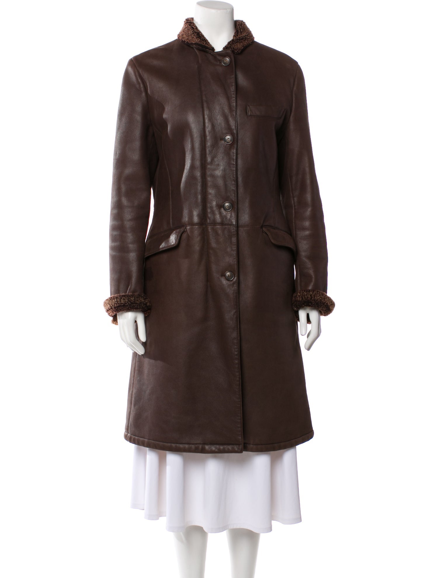 Loro Piana Leather Coat