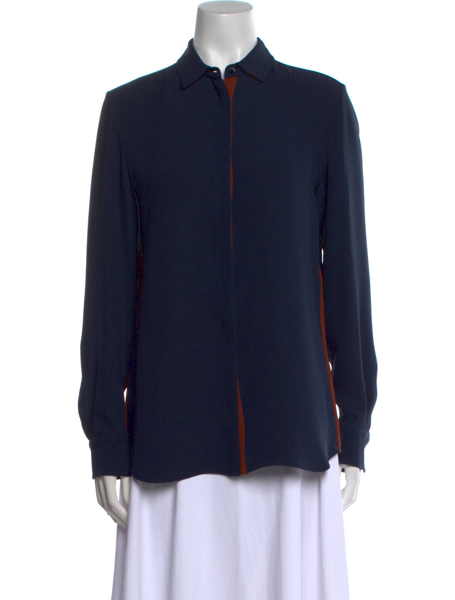 Loro Piana Joselyn Silk Button-Up Top