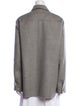 Loro Piana Cashmere Long Sleeve Button-Up Top