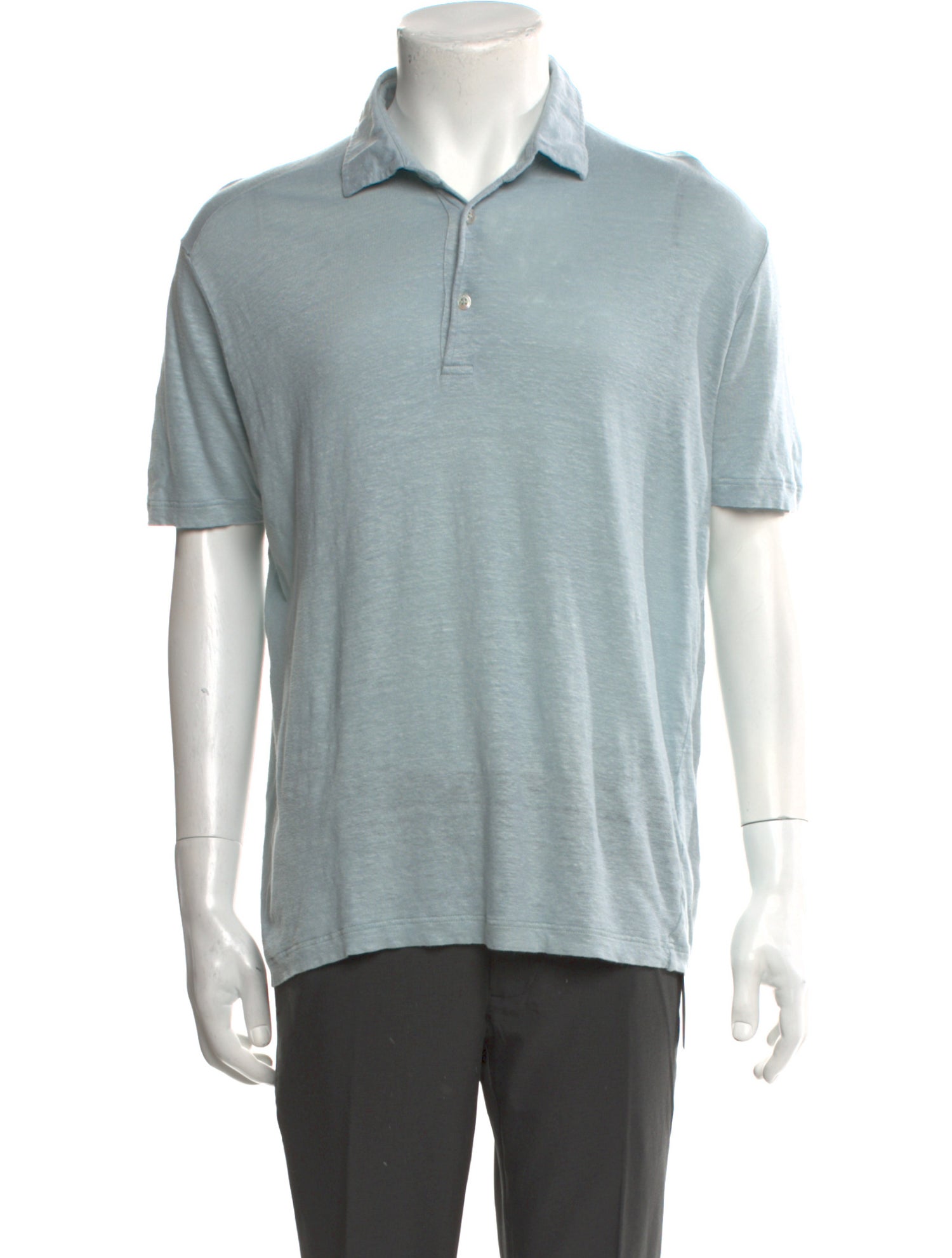 Loro Piana Linen Collar Polo Shirt