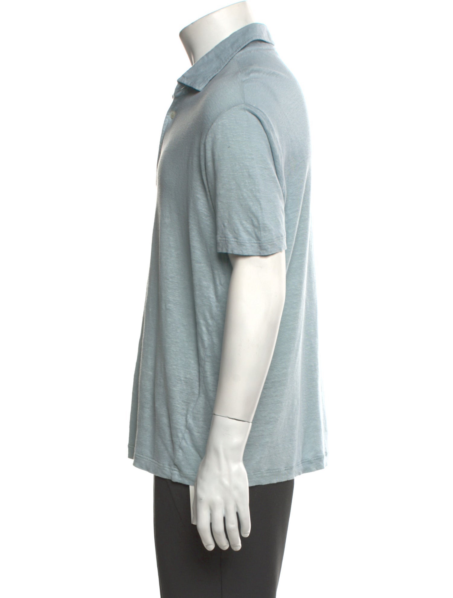 Loro Piana Linen Collar Polo Shirt