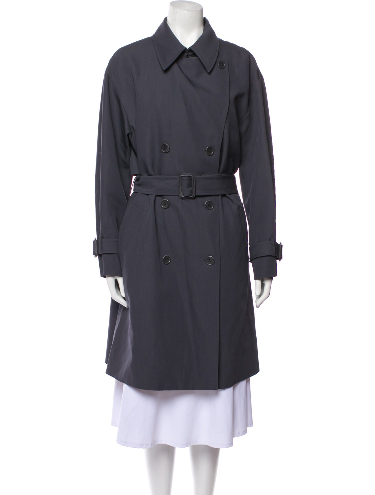 Loro Piana Rain System Virgin Wool Trench Coat